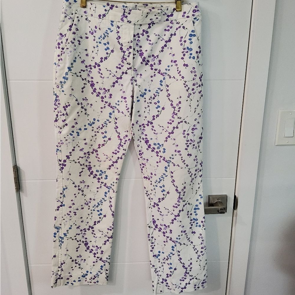 MaxMara Floral Print Jeans Size 12